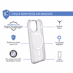 FORCE CASE FCAIRMAGIP1354T coque de protection pour téléphones portables Transparent