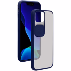 BIG BEN COVSLIDEIP1361PBL, Housse, Apple, iPhone 13 Pro, 15,5 cm (6.1"), Bleu, Transparent