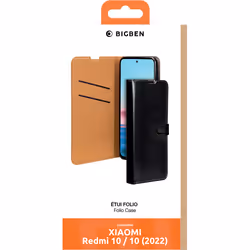 Bigben Connected FOLIOXREDMI10 coque de protection pour téléphones portables Noir