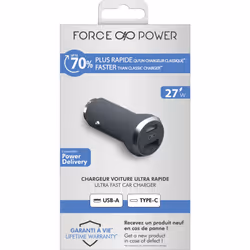FORCE CASE FPCAC37W2USBACG chargeur d'appareils mobiles Gris - Vue supplémentaire 5