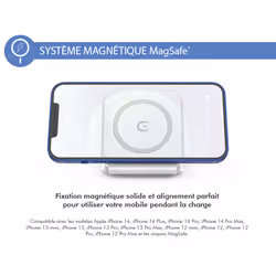 FORCE CASE FPMSINDUC3EN1W chargeur d'appareils mobiles Blanc