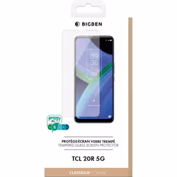Bigben Connected PEGLASSTCL20R5G écran et protection arrière de téléphones portables 1 pièce(s)