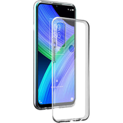 Bigben Connected SILITRANSTCL20R5G coque de protection pour téléphones portables Noir, Transparent