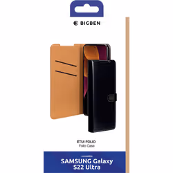 Bigben Connected FOLIOGS22UB coque de protection pour téléphones portables Noir