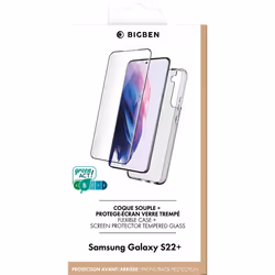 Bigben Connected PACKSILIVTGS22P coque de protection pour téléphones portables Transparent