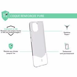 FORCE CASE FCPUREGA03T coque de protection pour téléphones portables Transparent