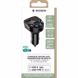 Bigben Connected CAC2USBACFMB chargeur d'appareils mobiles Noir - Vue supplémentaire 4