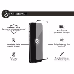 Force Glass FGIP13IMPACT écran et protection arrière de téléphones portables 1 pièce(s)