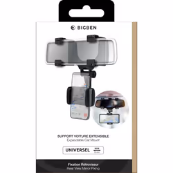 Support Voiture ajustable sur rétroviseur - Noir - Vue supplémentaire 4
