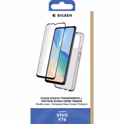 Bigben Connected PACKSILIVTVY76 coque de protection pour téléphones portables Transparent