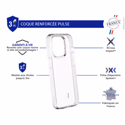 FORCE CASE FCPULSIP14PT coque de protection pour téléphones portables Transparent