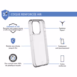 FORCE CASE FCAIRIP14PT coque de protection pour téléphones portables Transparent