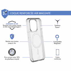 FORCE CASE FCAIRMAGIP14PT coque de protection pour téléphones portables Transparent
