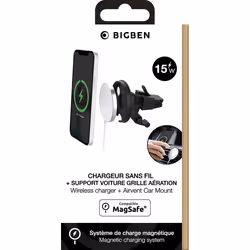 Bigben Connected PACKMSPADSUPPAUTO chargeur d'appareils mobiles Blanc