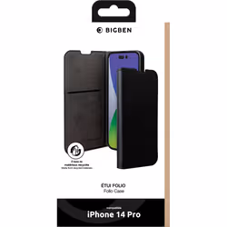 Bigben Connected FOLIOIP14PB coque de protection pour téléphones portables Noir