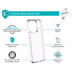 FORCE CASE FCFEELIP13P coque de protection pour téléphones portables Transparent