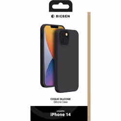 Bigben Connected COVSOFTIP14B coque de protection pour téléphones portables Noir