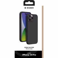 Bigben Connected COVSOFTIP14PB coque de protection pour téléphones portables Noir