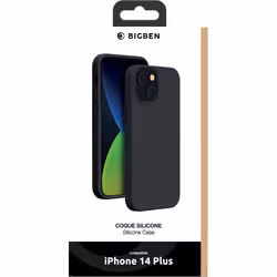 Bigben Connected COVSOFTIP14MB coque de protection pour téléphones portables Noir