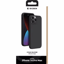 Bigben Connected COVSOFTIP14PMB coque de protection pour téléphones portables Noir