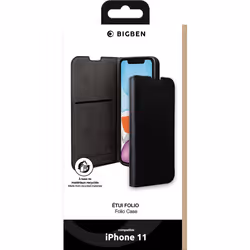 Bigben Connected FOLIOIP11BV2 coque de protection pour téléphones portables Noir