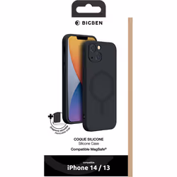 Coque silicone pour Apple iPhone 14 - Noir