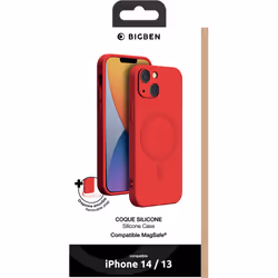 Bigben Connected COVMAGIP14R coque de protection pour téléphones portables Rouge