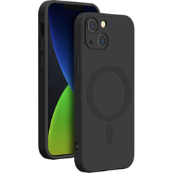 Coque iPhone 14 Plus MagSafe silicone noir