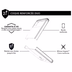 FORCE CASE FCDUOGZFLIP4T coque de protection pour téléphones portables Transparent