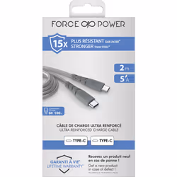 FORCE CASE FPCBLCC2M5ARG câble de téléphone portable Gris - Vue supplémentaire 5