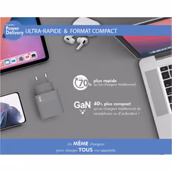 FORCE CASE FPCS45WACGANRG chargeur d'appareils mobiles Gris