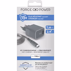 FORCE CASE FPCSCBLAC1.2MRG chargeur d'appareils mobiles Gris - Vue supplémentaire 5