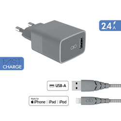 FORCE CASE FPCSCBLAMFI1.2MRG chargeur d'appareils mobiles Gris