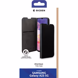 BIG BEN FOLIOGA235G, Étui avec portefeuille, Samsung, Galaxy A23 5G, 16,8 cm (6.6"), Noir