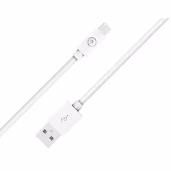 BIG BEN CBLMFI1M2RW, 1,2 m, Lightning, USB A, Mâle, Mâle, Blanc