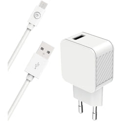BIG BEN CS24AACBLMICRW chargeur d'appareils mobiles Smartphone Blanc Secteur Charge rapide Intérieure