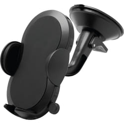 Support voiture ajustable sur pare brise + ventilation - Noir
