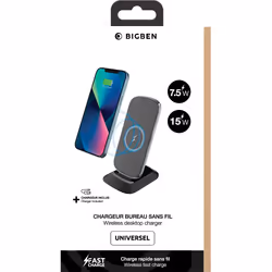 Bigben Connected INDUCSTAND15WRB chargeur d'appareils mobiles Noir - Vue supplémentaire 4
