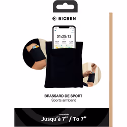 Bigben Connected BRASSARDPOCHE coque de protection pour téléphones portables Noir