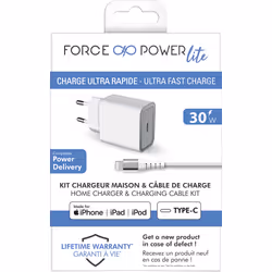 FORCE CASE FPLICS30WCBLCMFIRW chargeur d'appareils mobiles Blanc - Vue supplémentaire 5