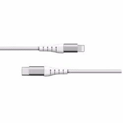 BIG BEN FPLICMFI1M2RW, 1,2 m, Lightning, USB C, Mâle, Mâle, Blanc