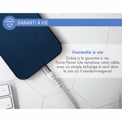 FORCE CASE FPLIAMFI1M2RW câble de téléphone portable Blanc - Vue supplémentaire 4