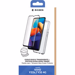 Bigben Connected PACKSILIVTVY35 coque de protection pour téléphones portables Transparent