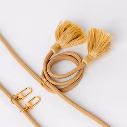 Bandoulière pour smartphone - Beige + pompoms - Vue supplémentaire 4