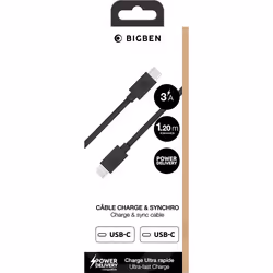 Bigben Connected CBLCC1M2RB câble USB Noir
