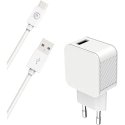 BIG BEN CS3AACBLACRW chargeur d'appareils mobiles Smartphone Blanc Secteur Intérieure