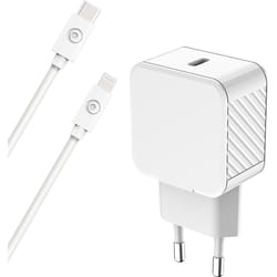 Bigben Connected CS20WCPDCBLMFICRW chargeur d'appareils mobiles Blanc