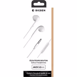 Bigben Connected KPBOUTONJACKRW Blanc
