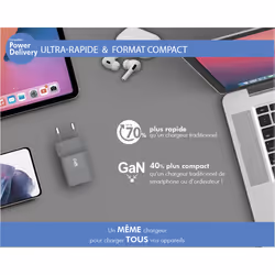 FORCE CASE FPCS30WCGANMIFG chargeur d'appareils mobiles Gris
