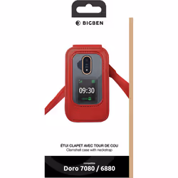 Bigben Connected POUCHDO6880R coque de protection pour téléphones portables Rouge